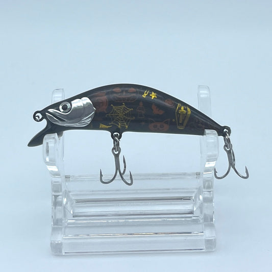 Handmade Fishing Lure Minnow - Halloween No. 001