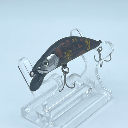 Handmade Fishing Lure Minnow - Halloween No. 001