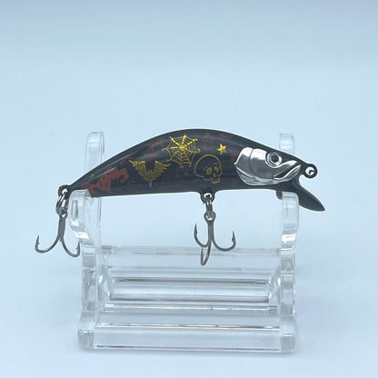 Handmade Fishing Lure Minnow - Halloween No. 001