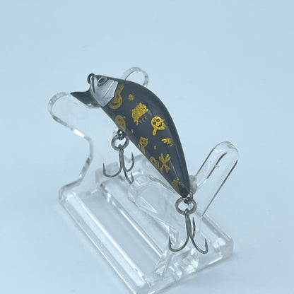 Handmade Fishing Lure Minnow - Halloween No. 004