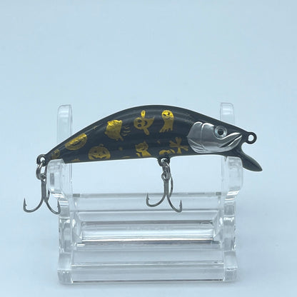 Handmade Fishing Lure Minnow - Halloween No. 004