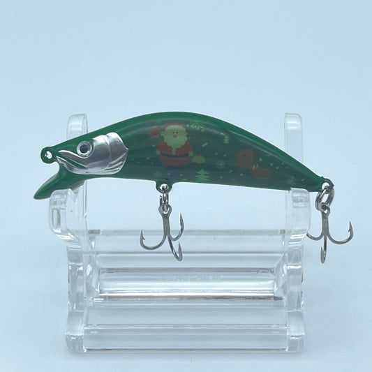 Handmade Fishing Lure Minnow - Christmas No. 001