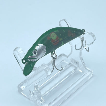 Handmade Fishing Lure Minnow - Christmas No. 001